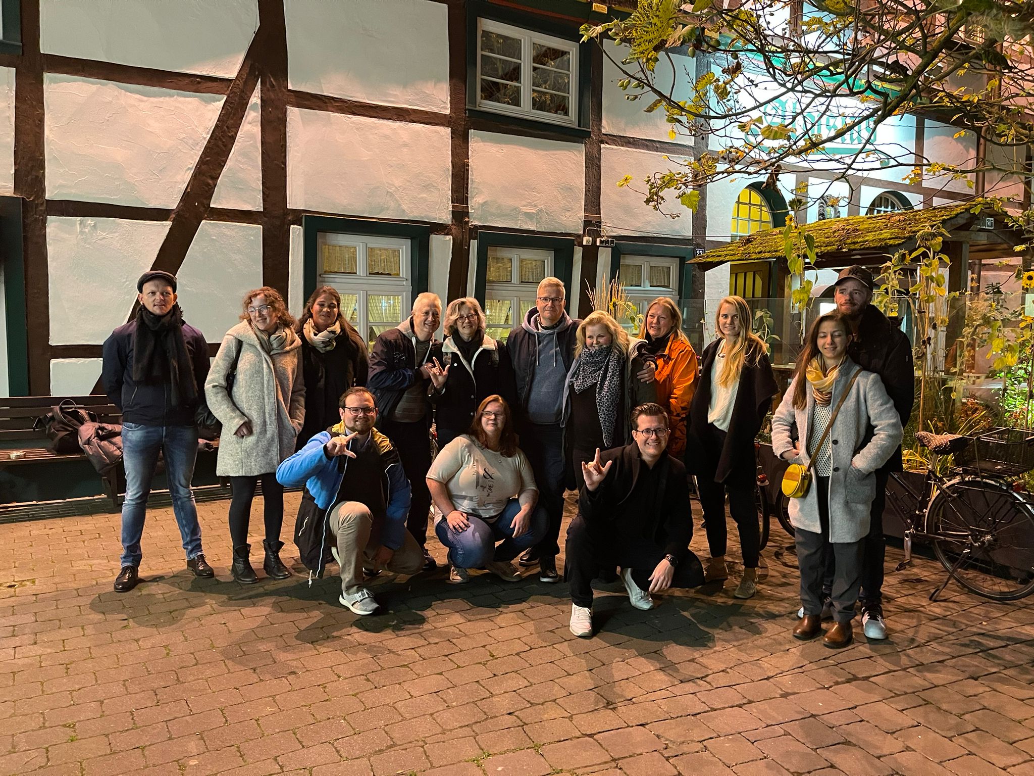 Gruppenfoto restaurant